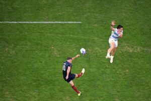 En el debut del Mundial de Rugby los Pumas perdieron ante Inglaterra