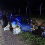 Accidente en Ruta 21 dejó un herido leve tras un choque entre dos vehículos