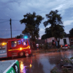 Intenso temporal provocó daños y cortes de servicios en Pueblo Esther