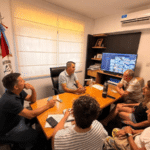 Reunión entre la Vecinal Oroño y el Ejecutivo de Pueblo Esther por temas de interés del barrio