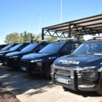 Refuerzan la seguridad en Pueblo Esther y la región con cinco nuevos móviles policiales