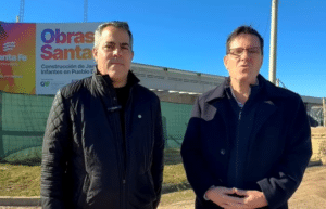 Avanza la construcción del nuevo edificio del Jardín de Infantes N° 365 en Pueblo Esther