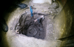 Túnel hallado en la cárcel de Piñero durante una requisa en el pabellón de alto perfil
