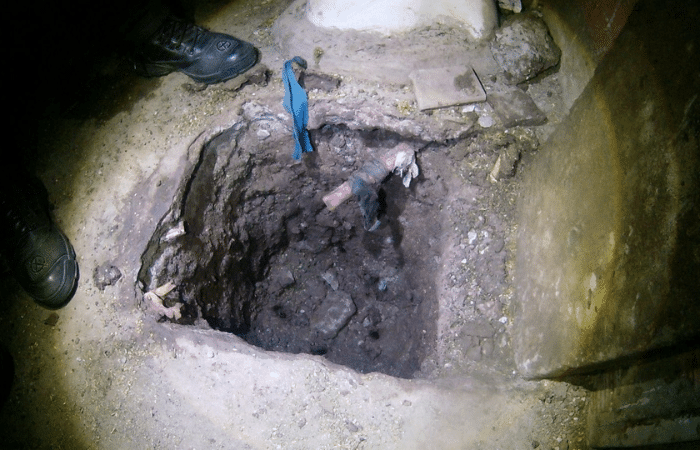 Túnel hallado en la cárcel de Piñero durante una requisa en el pabellón de alto perfil