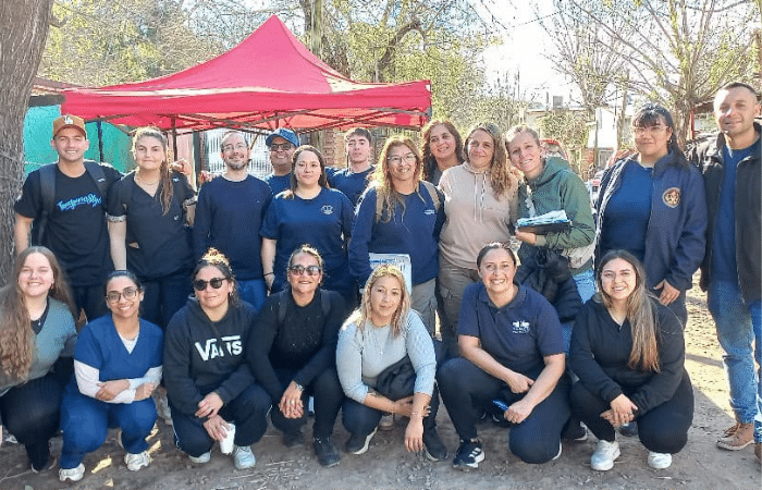 Operativo preventivo realizado en Pueblo Esther con equipos municipales para anticiparse al impacto del fenómeno de El Niño.