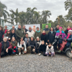 Pueblo Esther comenzó la recuperación de su histórica alameda con una jornada comunitaria de reforestación